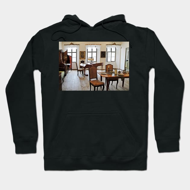 Mozarts Geburtshaus Still Life Hoodie by bobmeyers